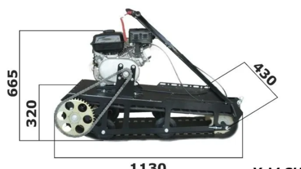 Мотобуксировщик XTREME-MOTORS "Конек-Горбунок" 6.5 л.с. в Балакове