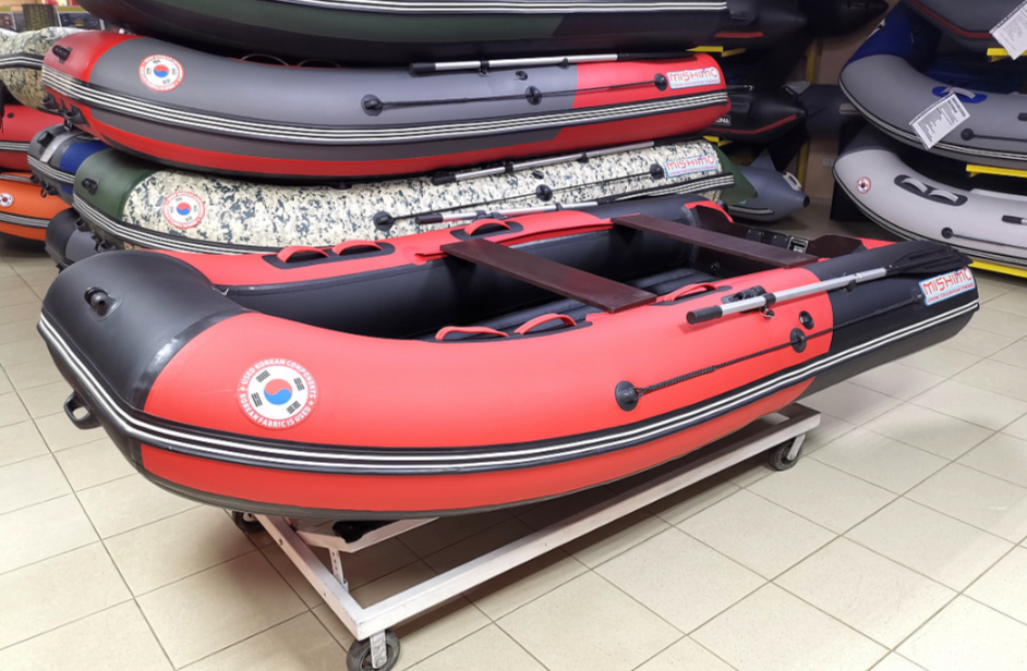 КОМПЛЕКТ Лодка MISHIMO PRO 350 + ЛОДОЧНЫЙ МОТОР MARLIN MP 9.9 (20) AMHS PRO в Балакове