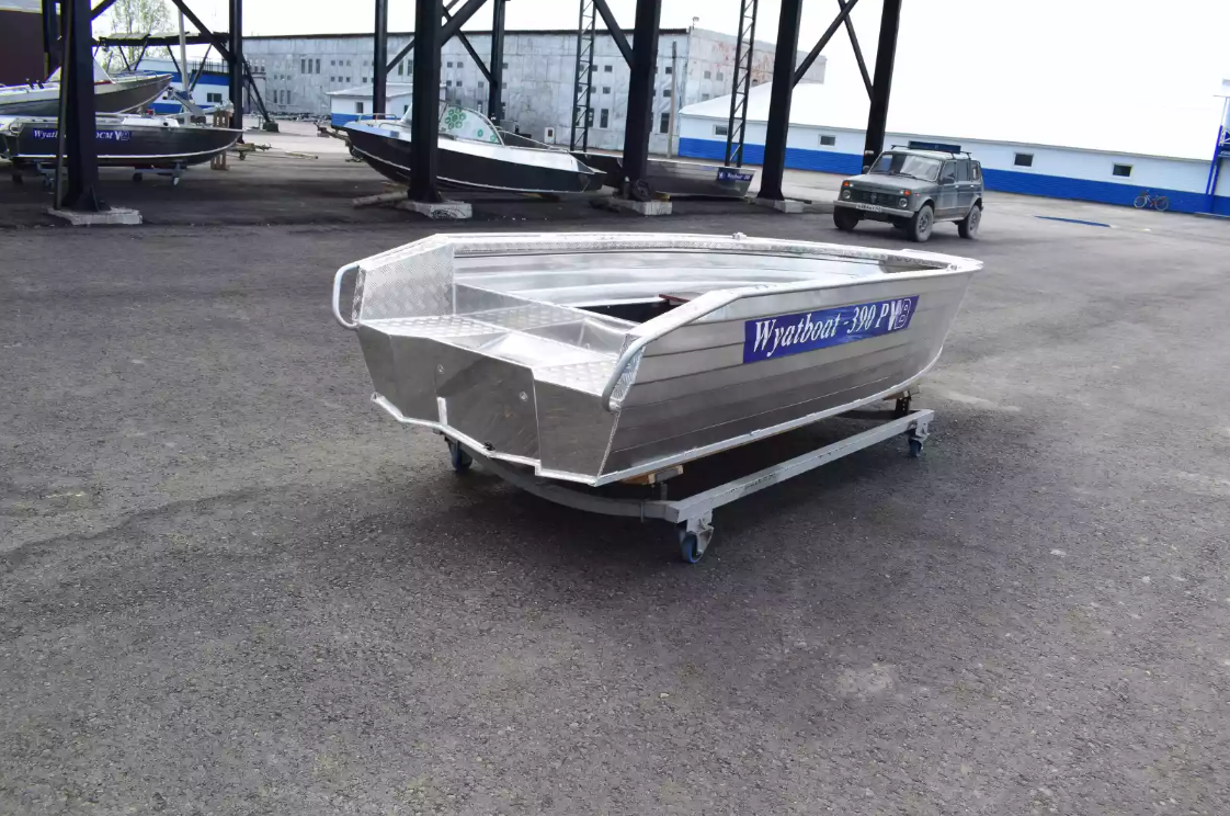 Алюминиевая лодка Wyatboat-390Р Увеличенный борт в Балакове