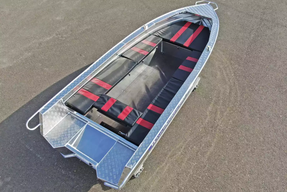 Алюминиевая лодка Wyatboat-390РМ увеличенный борт в Балакове