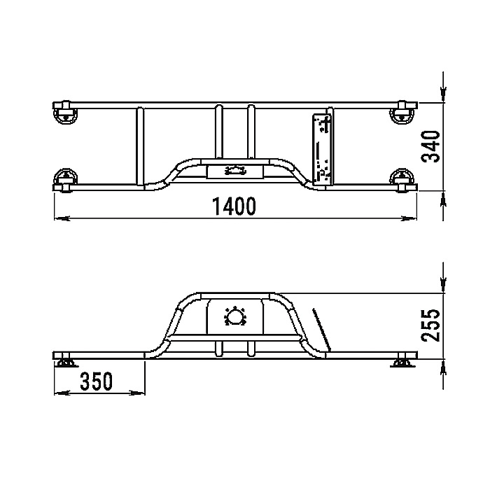 Стойка рулевая с бортовым креплением малая в Балакове