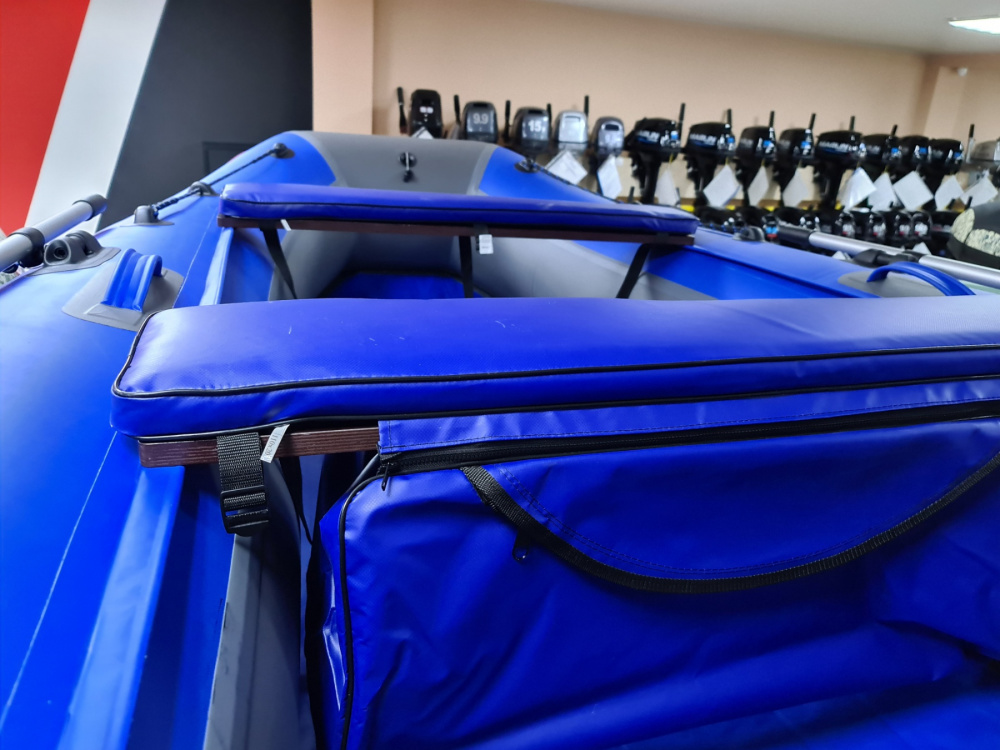 КОМПЛЕКТ МЯГКИХ НАКЛАДОК С СУМКОЙ ДЛЯ ЛОДОК 90Х20 СИНИЙ в Балакове