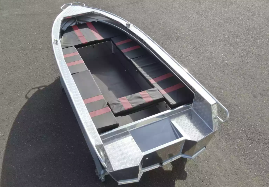 Алюминиевая лодка Wyatboat-390РМ увеличенный борт в Балакове