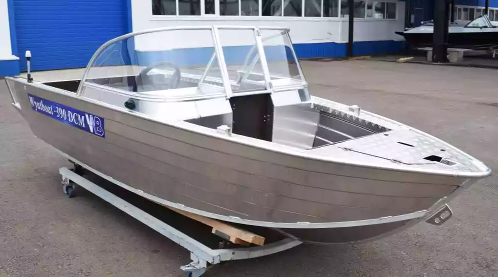Алюминиевая лодка Wyatboat-390 DCM Увеличенный борт в Балакове