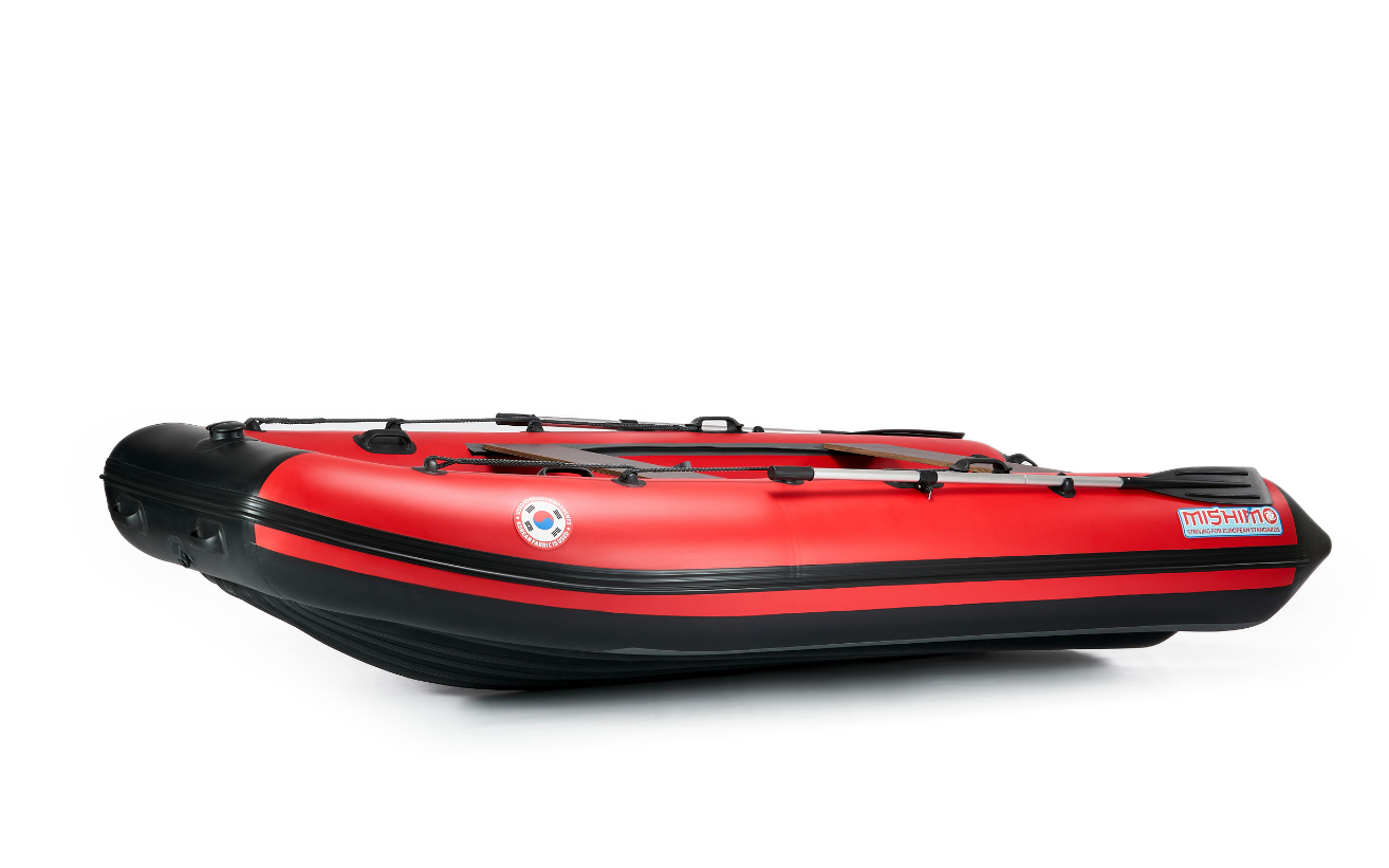 КОМПЛЕКТ ЛОДКА MISHIMO RAPID 380 PRO+ ЛОДОЧНЫЙ МОТОР MARLIN MP 9.9 (20) AMHS PROLINE FORCE в Балакове