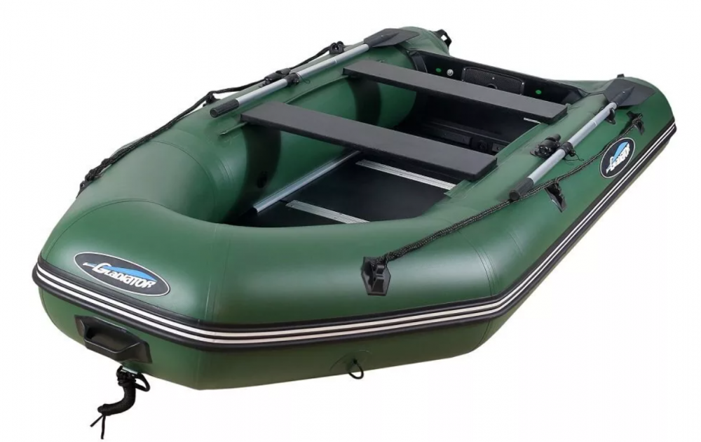 МОТОРНО-ГРЕБНАЯ ЛОДКА ПВХ GLADIATOR A 320 ТК С ФАНЕРНЫМ ПОЛОМ в Балакове