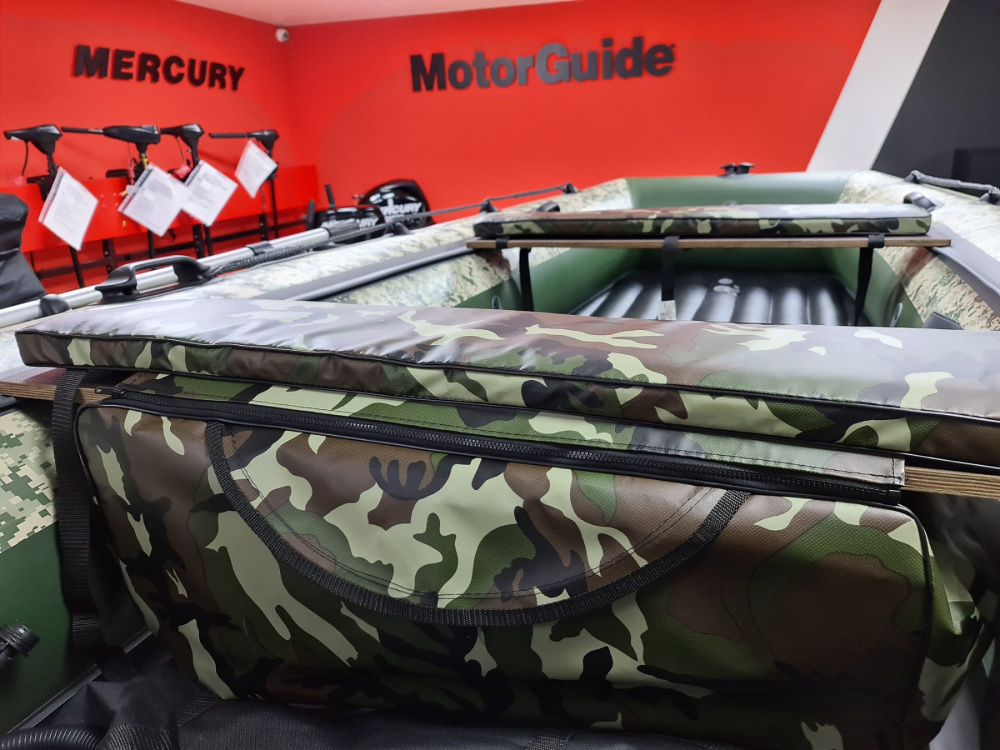 КОМПЛЕКТ МЯГКИХ НАКЛАДОК С СУМКОЙ ДЛЯ ЛОДОК 105Х20 КАМУФЛЯЖ в Балакове