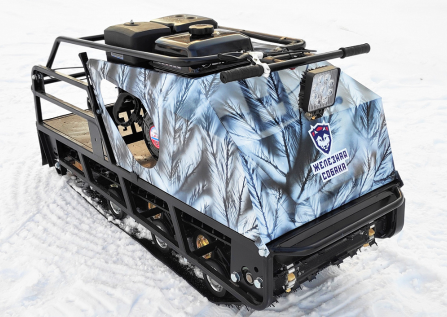 Мотобуксировщик Irondog (Железная собака) M500 20  Камуфляж Охотник в Балакове
