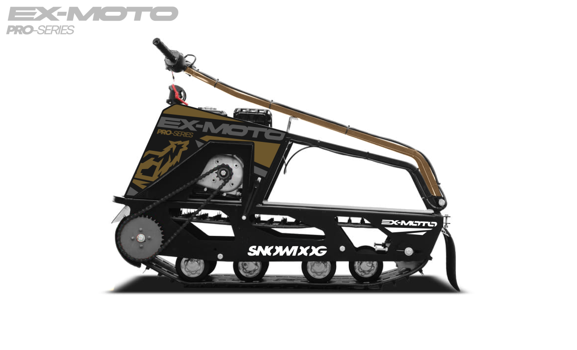 Мотобуксировщик EX-MOTO SNOWDOG S380 8л.с. в Балакове