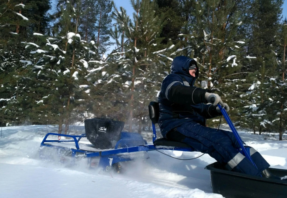 Мотобуксировщик толкач Альбатрос-XL8 с модулем. Без фары, склизы в Балакове