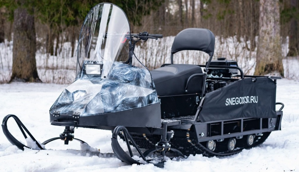 Миниснегоход Бурлак Егерь Экспедитор 15 л.с. , реверс, тормоз, капот белый в Балакове