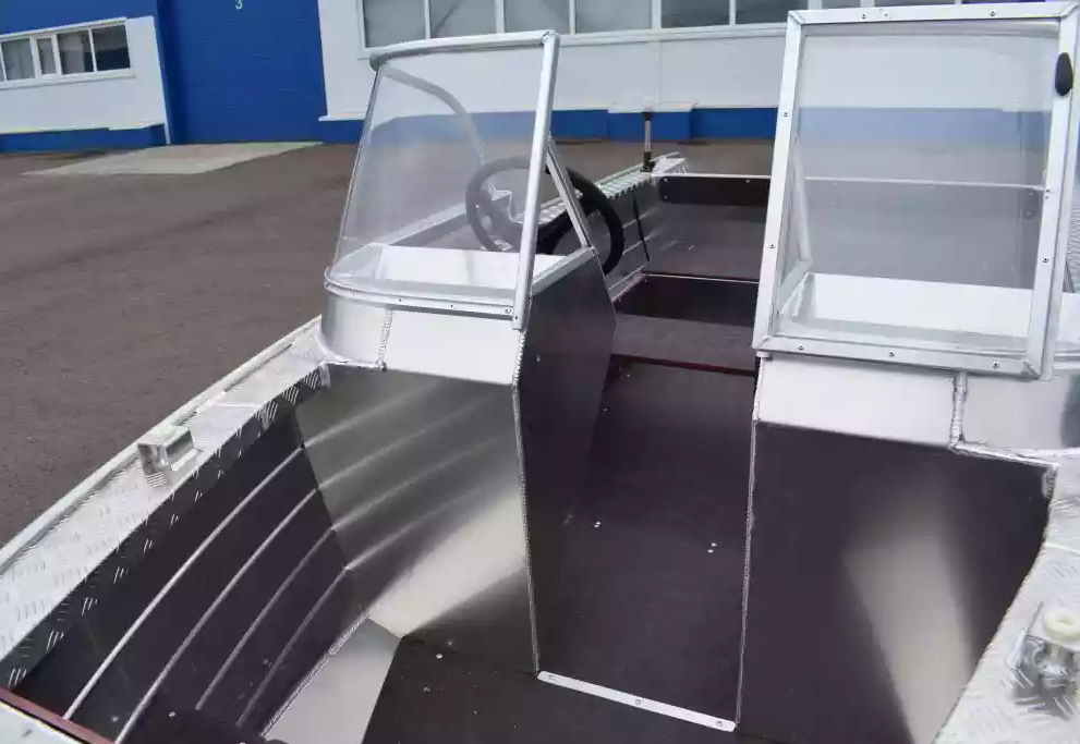 Алюминиевая лодка Wyatboat-390 DCM Увеличенный борт в Балакове