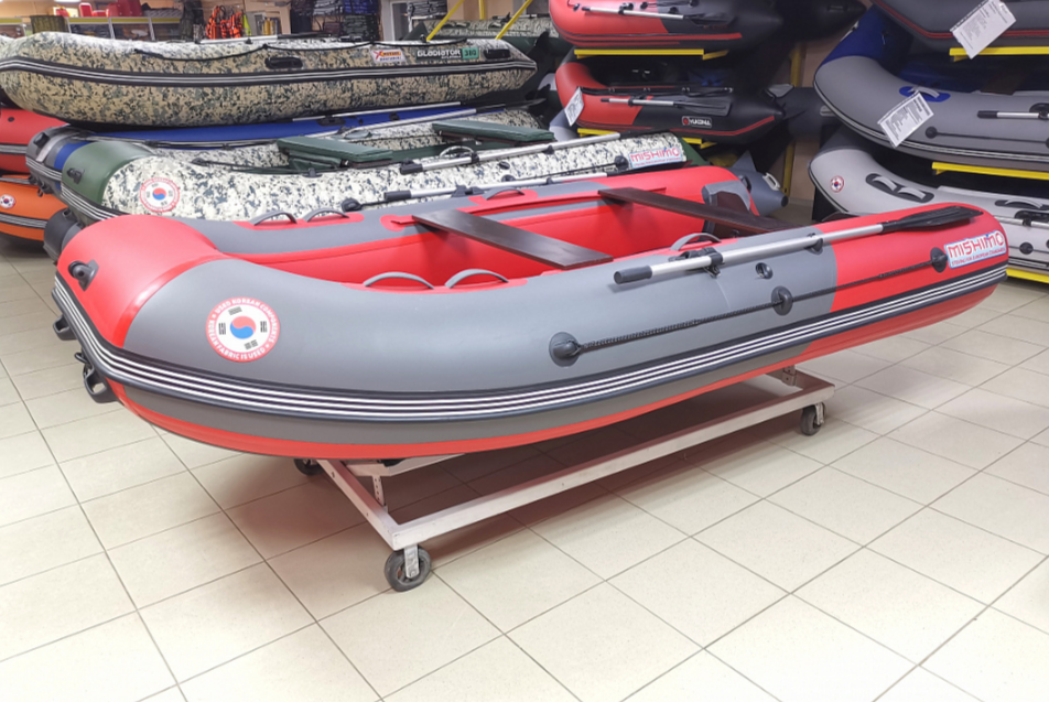 КОМПЛЕКТ Лодка MISHIMO PRO 350 + ЛОДОЧНЫЙ МОТОР MARLIN MP 9.9 (20) AMHS PRO в Балакове