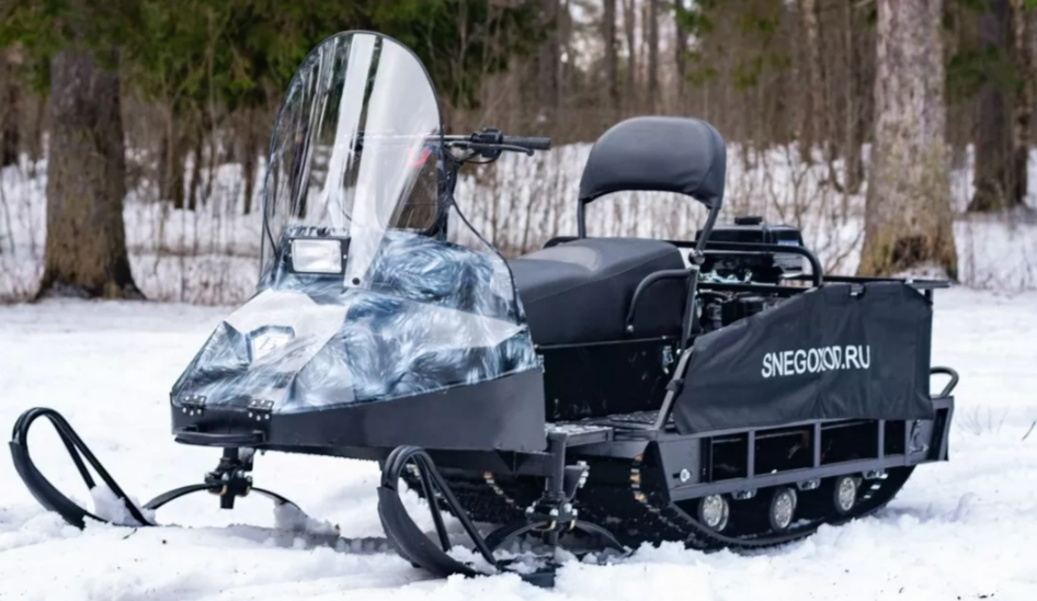 Миниснегоход Егерь Экспедитор 20 л.с. , реверс, тормоз, капот белый в Балакове