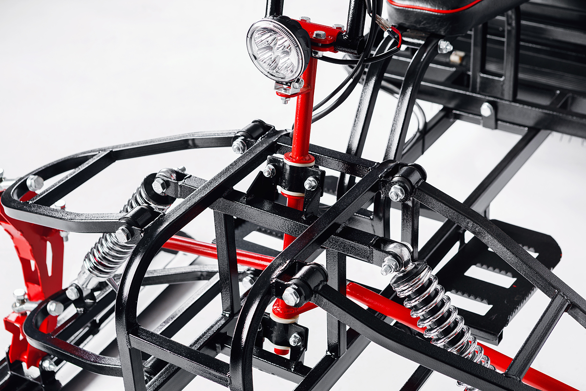 Лыжный модуль IKUDZO TERRAIN с подогревом ручек металлические лыжи в Балакове