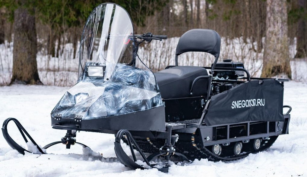 Миниснегоход Бурлак Егерь Экспедитор 15 л.с. , реверс, тормоз, капот белый в Балакове