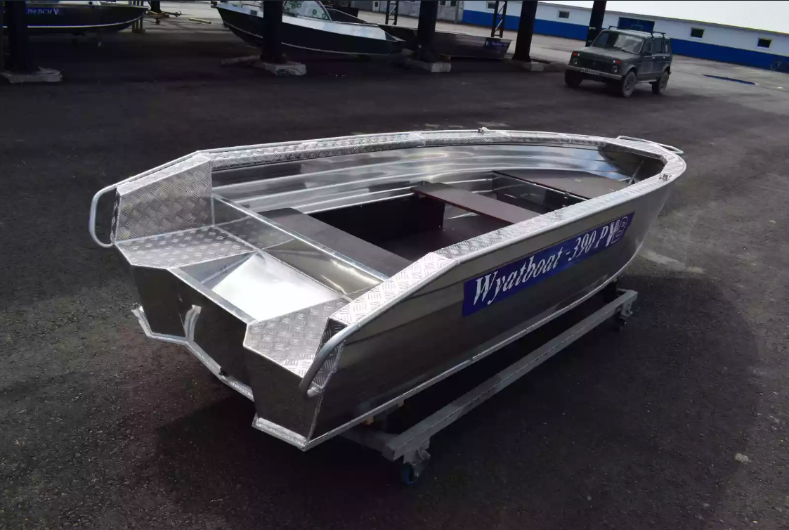 Алюминиевая лодка Wyatboat-390Р Увеличенный борт в Балакове