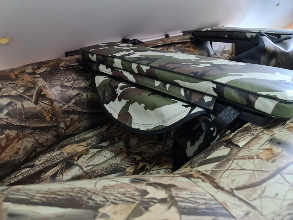 КОМПЛЕКТ МЯГКИХ НАКЛАДОК С СУМКОЙ ДЛЯ ЛОДОК 80Х20 КАМУФЛЯЖ в Балакове