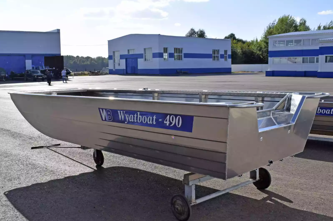 Алюминиевая лодка Wyatboat-490 Jonboat в Балакове