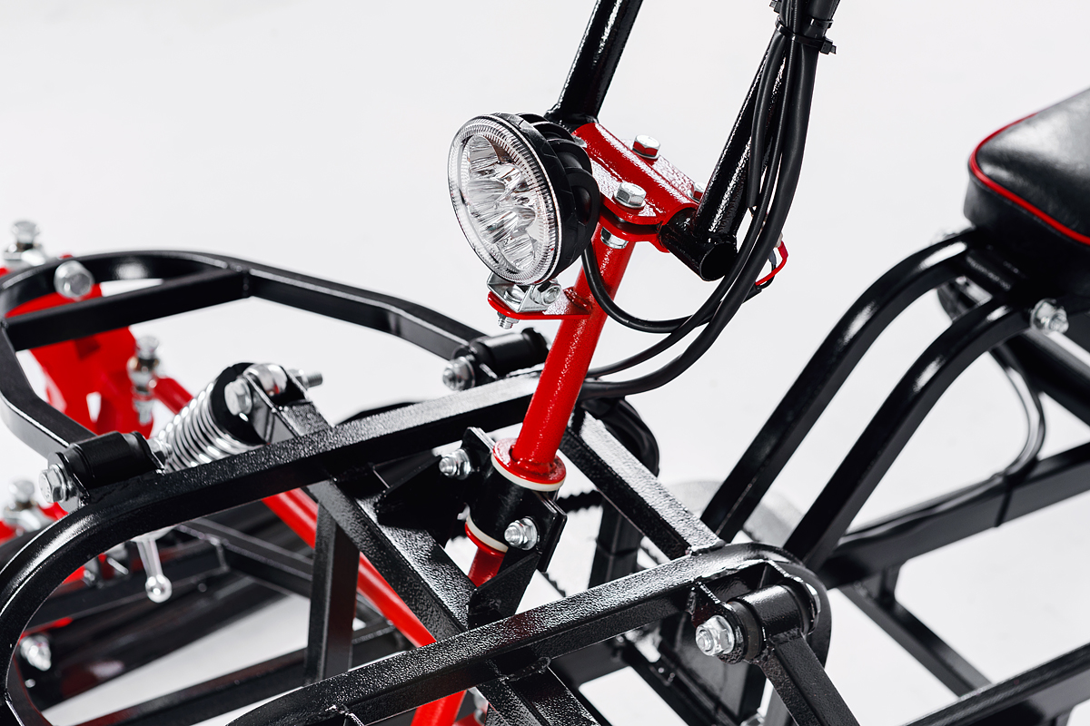 Лыжный модуль IKUDZO TERRAIN с подогревом ручек металлические лыжи в Балакове