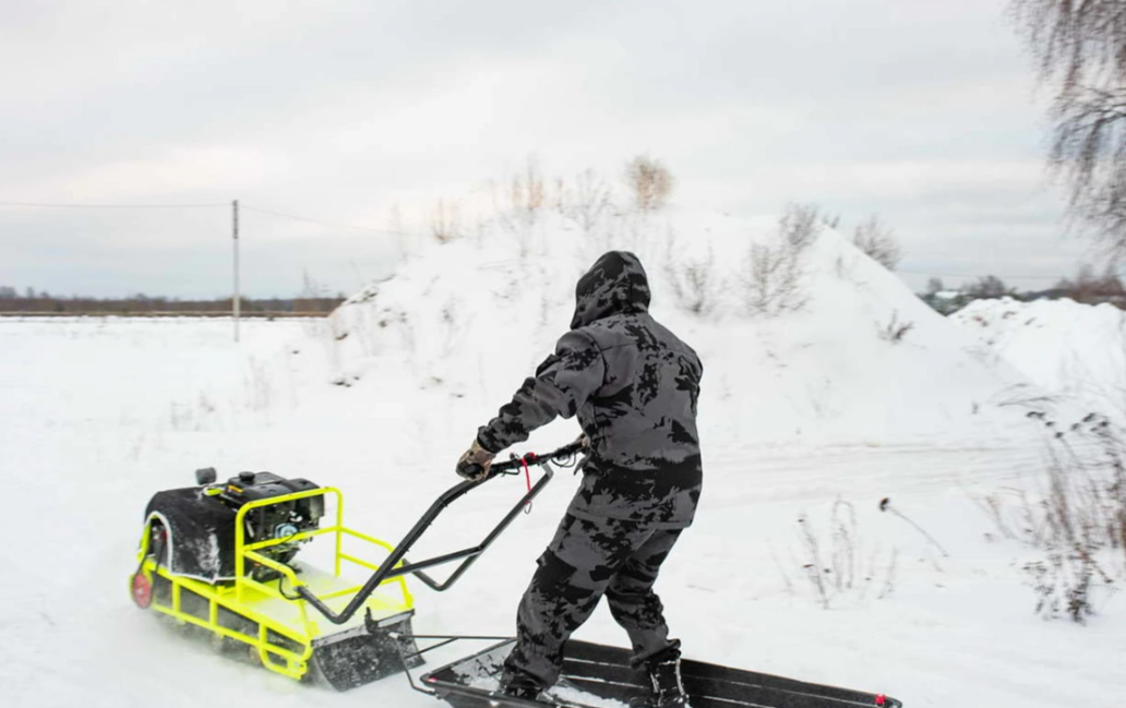 Мотобуксировщик Бурлак ХОЗЯИН-1 (капот металл) в Балакове