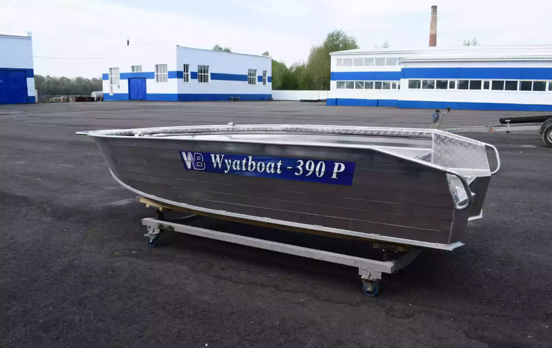 Алюминиевая лодка Wyatboat-390Р Увеличенный борт в Балакове