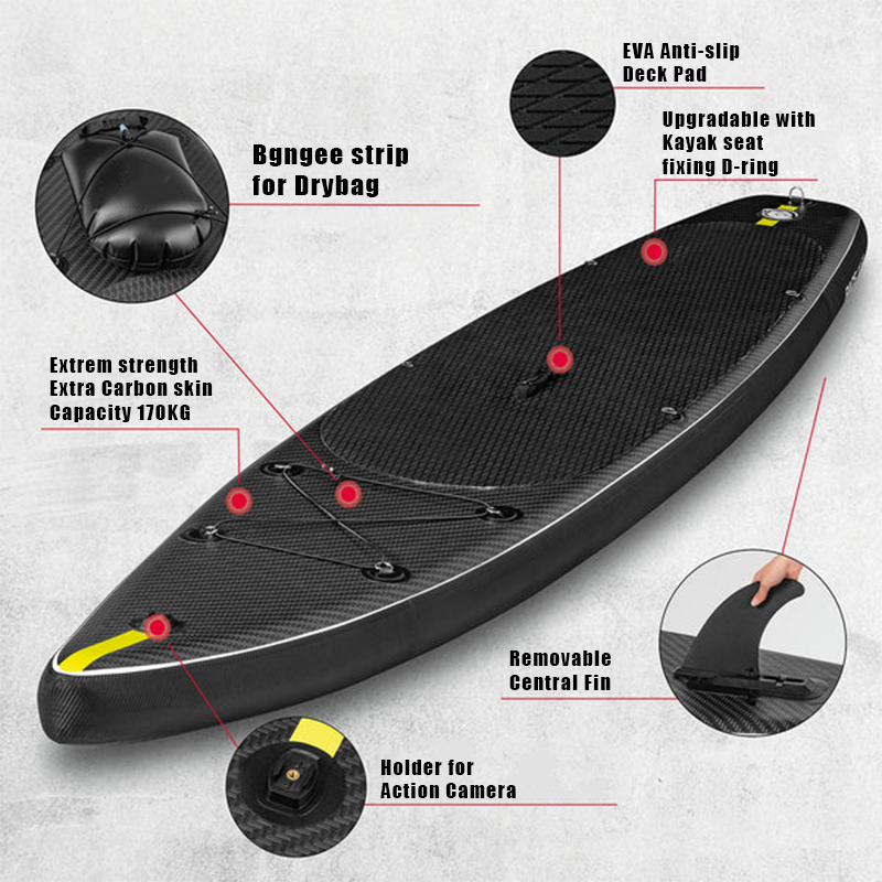 SUP (САП) ДОСКА MISHIMO CARBON DARKSIDE 10.6’ (325СМ) в Балакове
