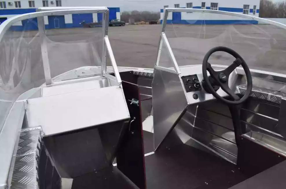 Алюминиевая лодка Wyatboat-390 DCM Увеличенный борт в Балакове