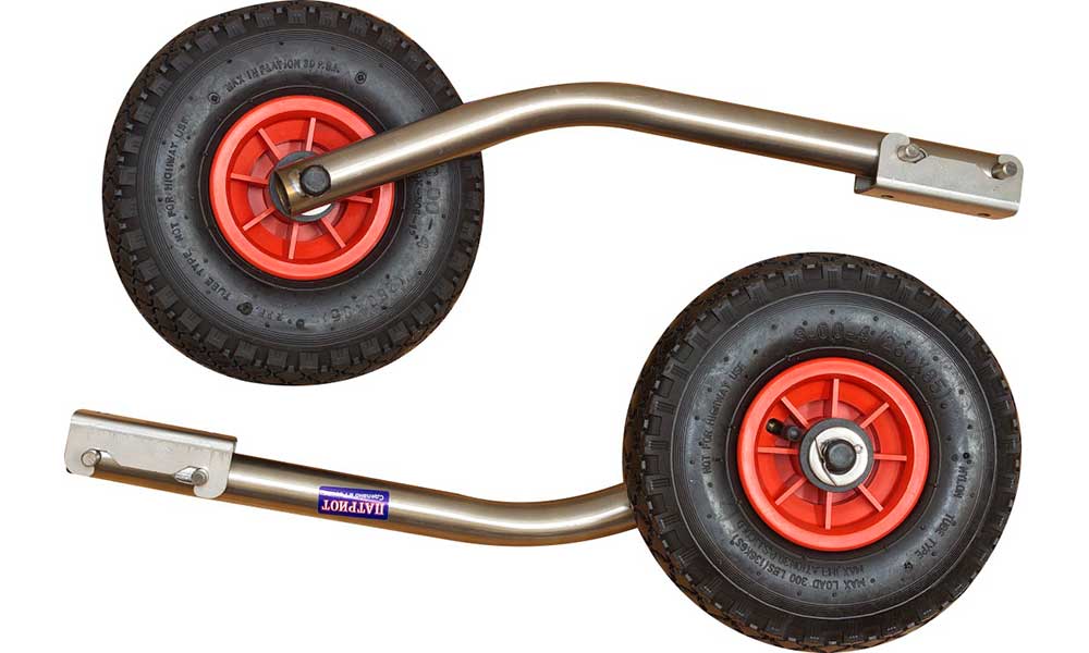 Транцевые колеса модульные удлиненные из нержавеющей стали в Балакове