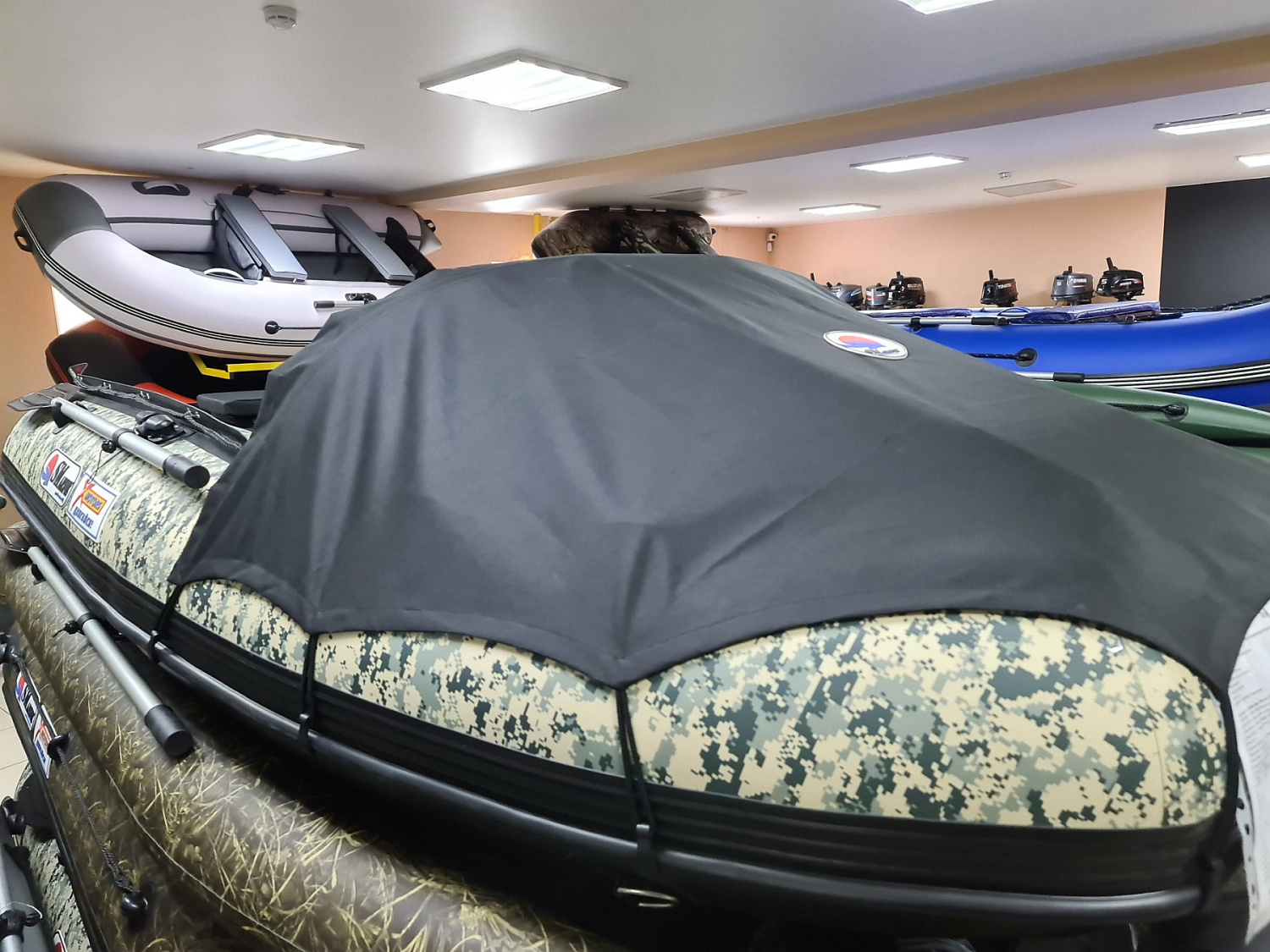 КОМПЛЕКТ НОСОВОГО ТЕНТА К ЛОДКЕ SMARINE AIR MAX 360 ЧЕРНЫЙ в Балакове